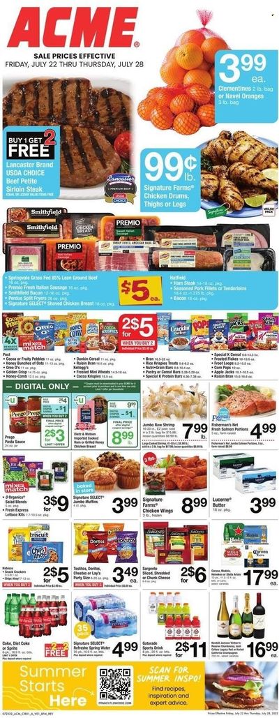 ACME (DE, NJ, NY, PA) Weekly Ad Flyer July 21 to July 28