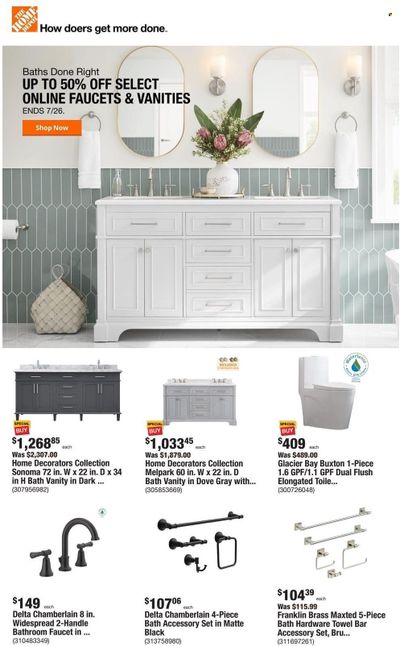 The Home Depot Weekly Ad Flyer July 21 to July 28