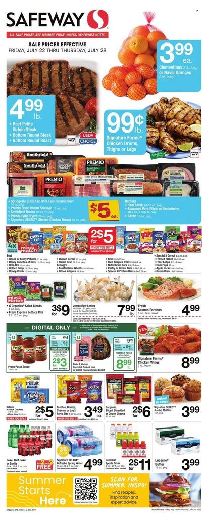 Safeway (MD, VA) Weekly Ad Flyer July 21 to July 28