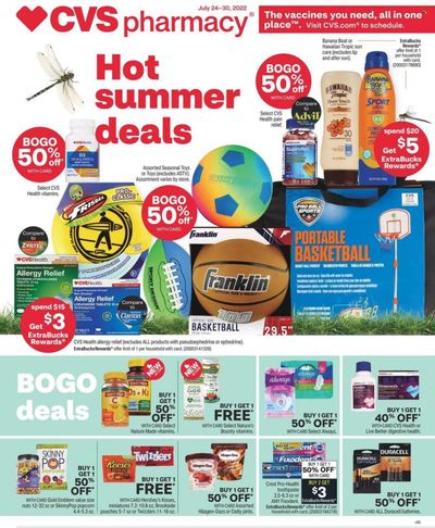 CVS Pharmacy Weekly Ad Flyer July 21 to July 28