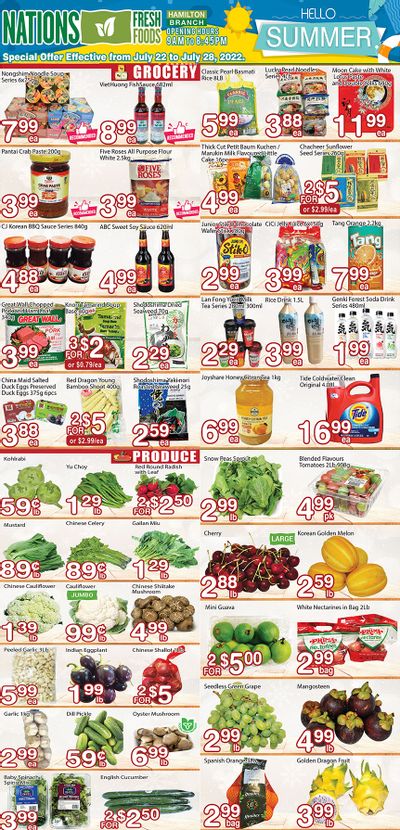 Nations Fresh Foods (Hamilton) Flyer July 22 to 28
