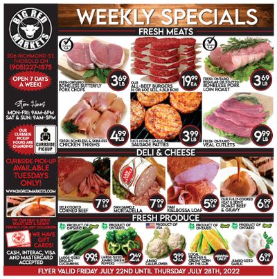 Big Red Markets Flyer July 22 to 28