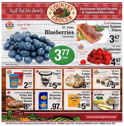 Country Grocer Flyer July 22 to 28