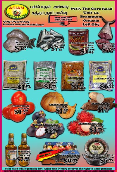 Asian Cash & Carry Flyer July 22 to 28