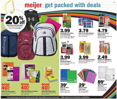 Meijer (IL, IN, KY, MI, OH, WI) Weekly Ad Flyer July 22 to July 29