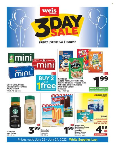 Weis (MD, NY, PA) Weekly Ad Flyer July 22 to July 29