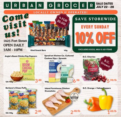 Urban Grocer Flyer July 22 to 28