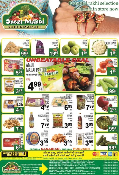 Sabzi Mandi Supermarket Flyer July 22 to 27