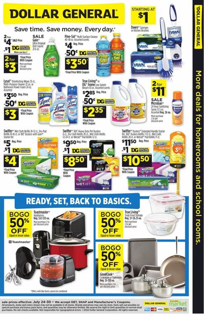 Dollar General Weekly Ad Flyer July 25 to August 1 Dollar General Weekly Ad Flyer July 25 to August 1