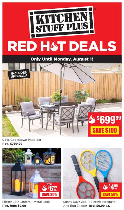 Kitchen Stuff Plus Red Hot Deals Flyer July 25 to August 1