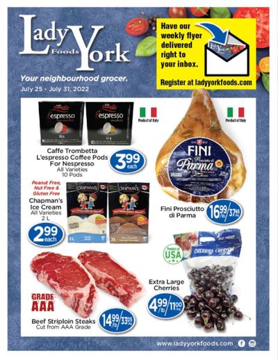 Lady York Foods Flyer July 25 to 31