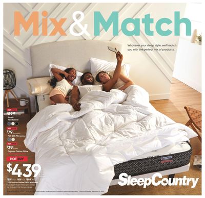 Sleep Country Flyer July 25 to August 2