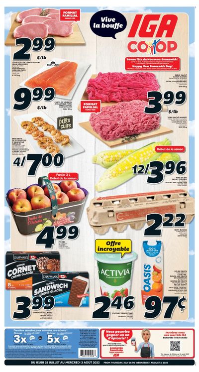 IGA (NB) Flyer July 28 to August 3