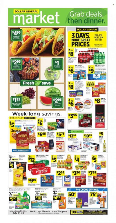 Dollar General (GA) Weekly Ad Flyer July 26 to August 2