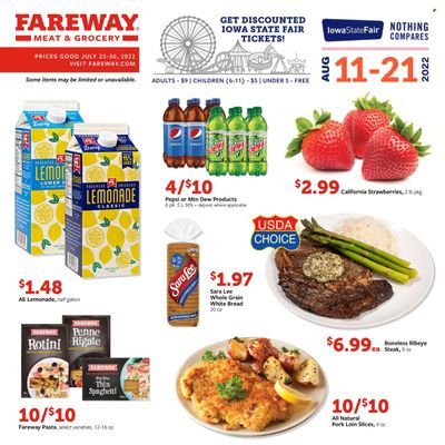 Fareway (IA) Weekly Ad Flyer July 26 to August 2