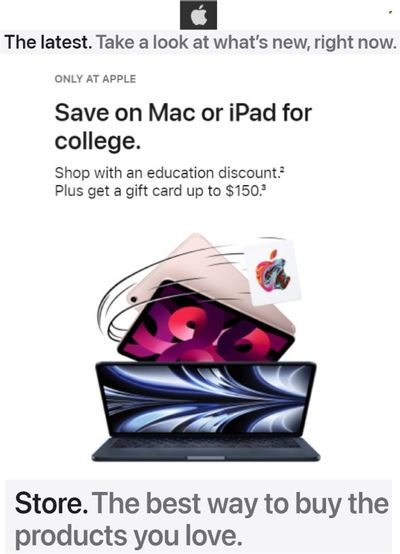 Apple Weekly Ad Flyer July 26 to August 2