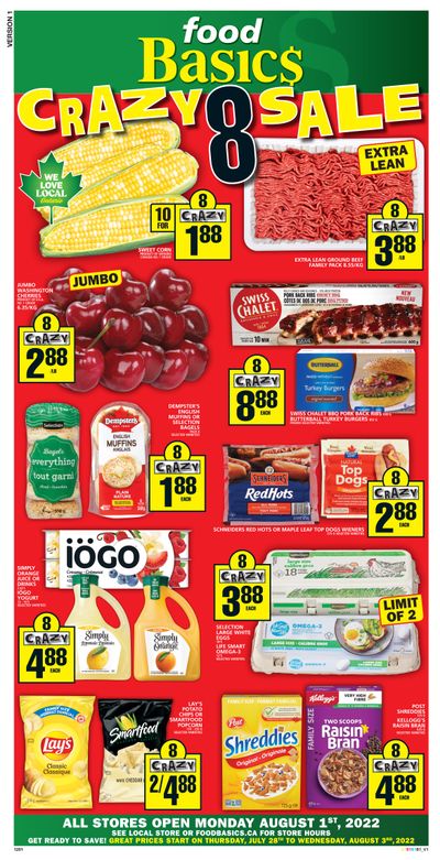 Food Basics Flyer July 28 to August 3
