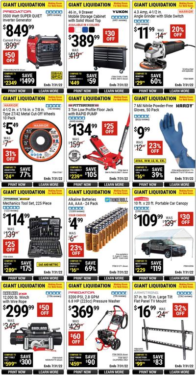 Harbor Freight Weekly Ad Flyer July 26 to August 2 Harbor Freight Weekly Ad Flyer July 26 to August 2