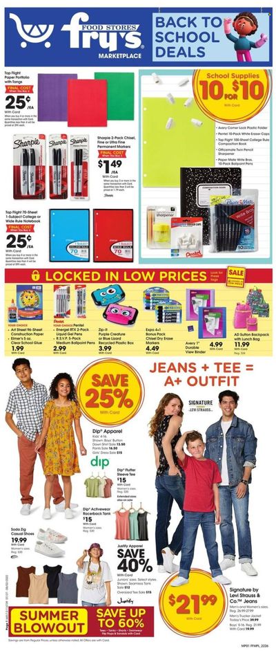 Fry’s (AZ) Weekly Ad Flyer July 26 to August 2