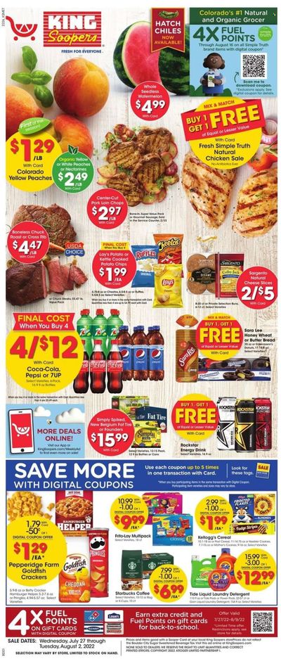 King Soopers (CO) Weekly Ad Flyer July 26 to August 2