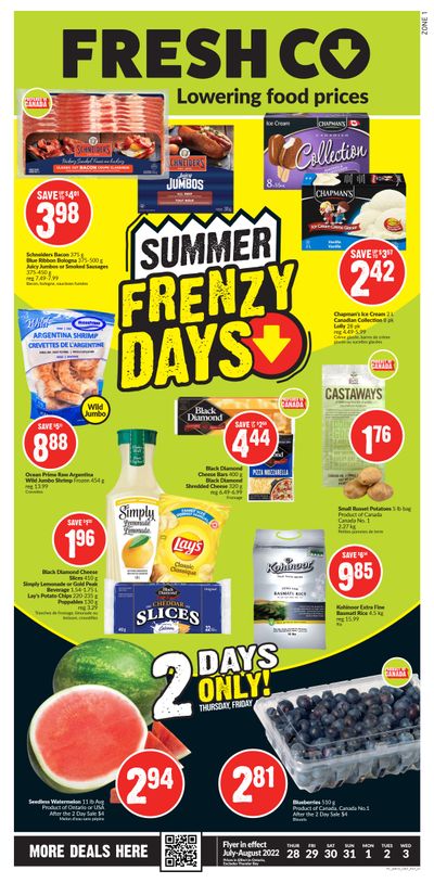 FreshCo (ON) Flyer July 28 to August 3