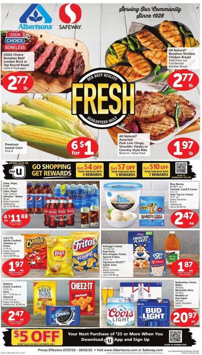 Safeway (AZ, CO, ID, MT, NE, NM) Weekly Ad Flyer July 26 to August 2