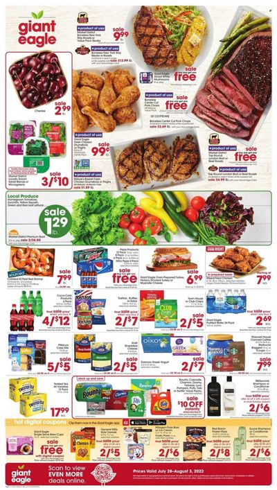 Giant Eagle (OH, PA) Weekly Ad Flyer July 27 to August 3