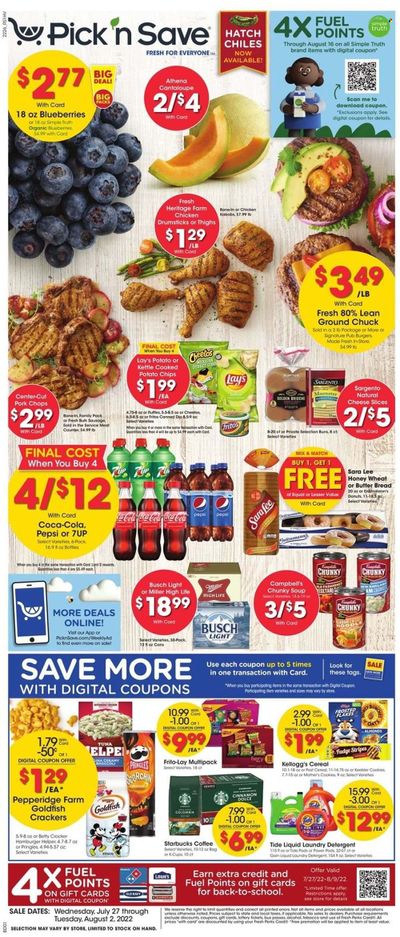 Pick ‘n Save (WI) Weekly Ad Flyer July 27 to August 3
