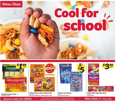 Winn Dixie (AL, FL, GA, LA) Weekly Ad Flyer Specials July 27 to August 9, 2022