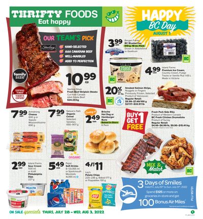 Thrifty Foods Flyer July 28 to August 3