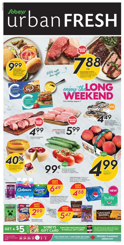 Sobeys Urban Fresh Flyer July 28 to August 3