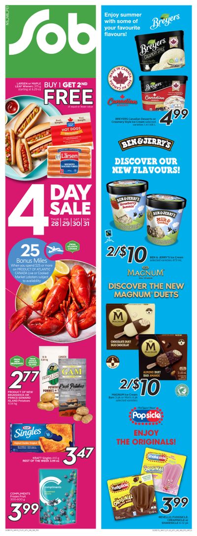 Sobeys (Atlantic) Flyer July 28 to August 3