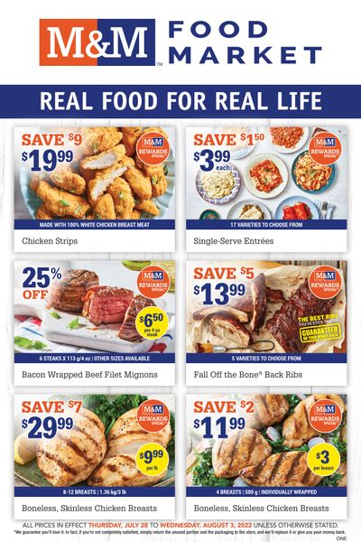M&M Food Market (ON) Flyer July 28 to August 3