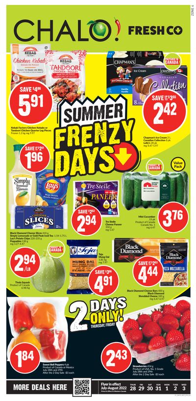 Chalo! FreshCo (West) Flyer July 28 to August 3