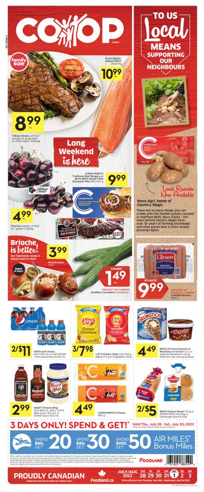 Foodland Co-op Flyer July 28 to August 3