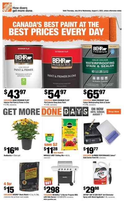 Home Depot (ON) Flyer July 28 to August 3