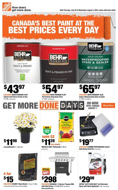 Home Depot (Atlantic) Flyer July 28 to August 3