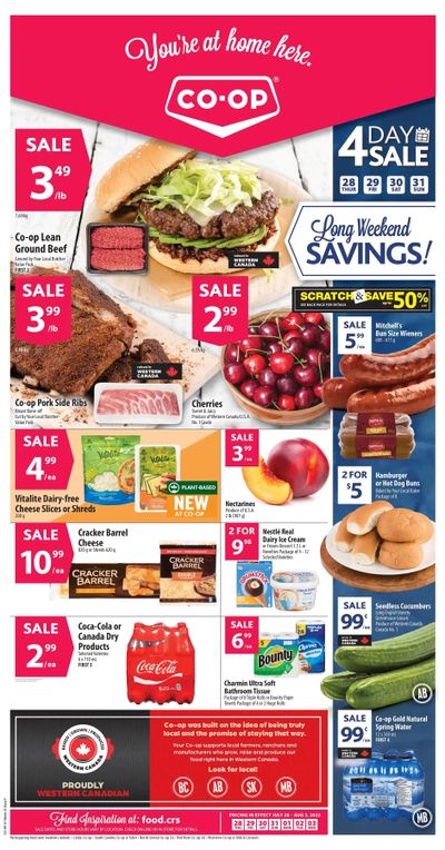 Co-op (West) Food Store Flyer July 28 to August 3