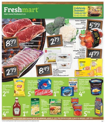 Freshmart (ON) Flyer July 28 to August 3