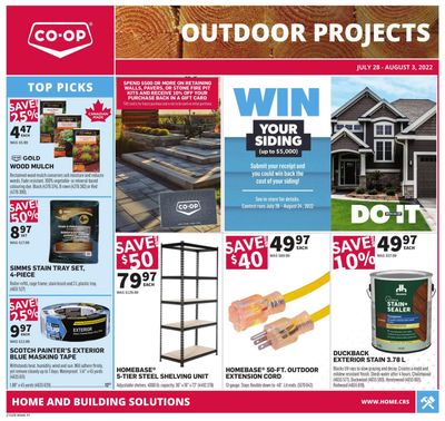 Co-op (West) Home Centre Flyer July 28 to August 3