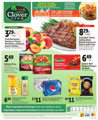 Clover Farm Flyer July 28 to August 3