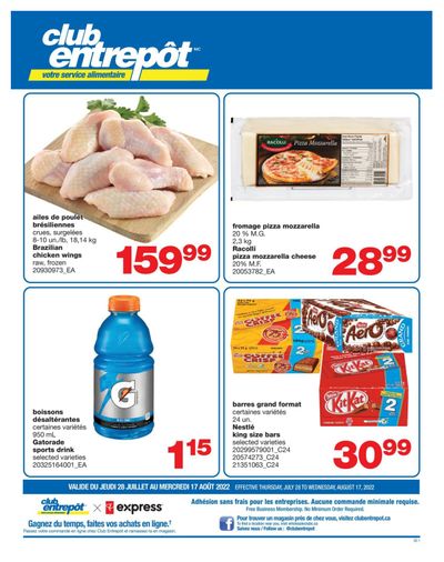 Wholesale Club (QC) Flyer July 28 to August 17