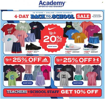 Academy Sports + Outdoors Weekly Ad Flyer July 27 to August 3