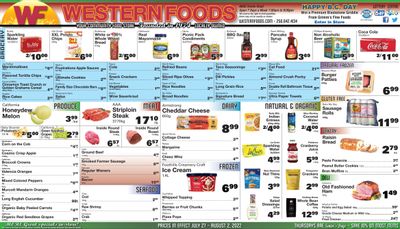 Western Foods Flyer July 27 to August 2