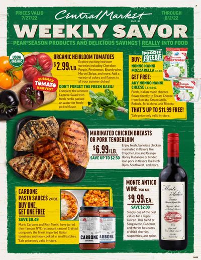 Central Market (TX) Weekly Ad Flyer July 27 to August 3