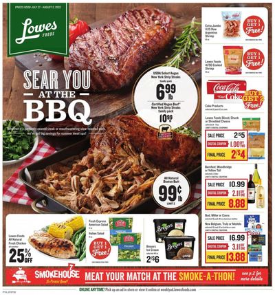 Lowes Foods (NC, SC) Weekly Ad Flyer July 27 to August 3