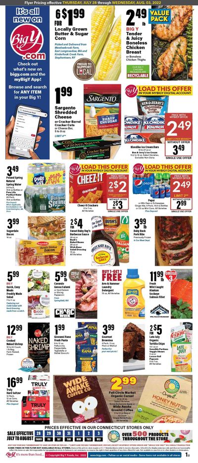Big Y (CT) Weekly Ad Flyer July 27 to August 3