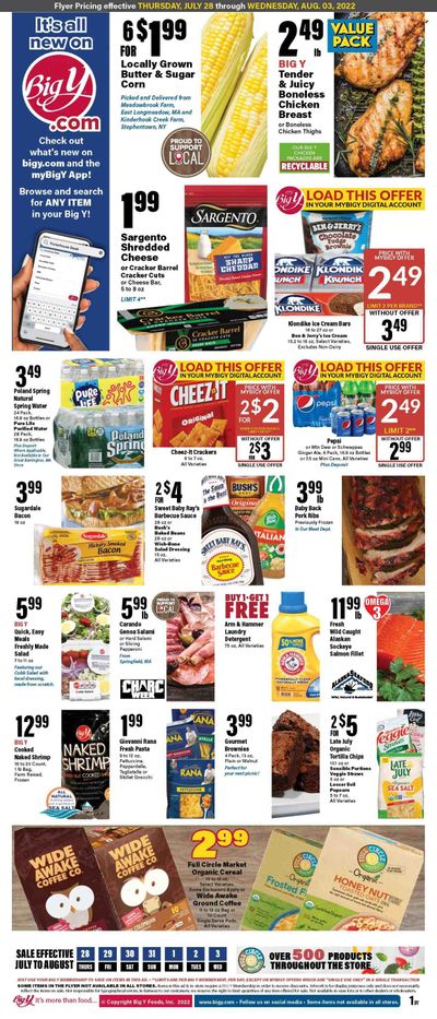 Big Y (MA) Weekly Ad Flyer July 27 to August 3