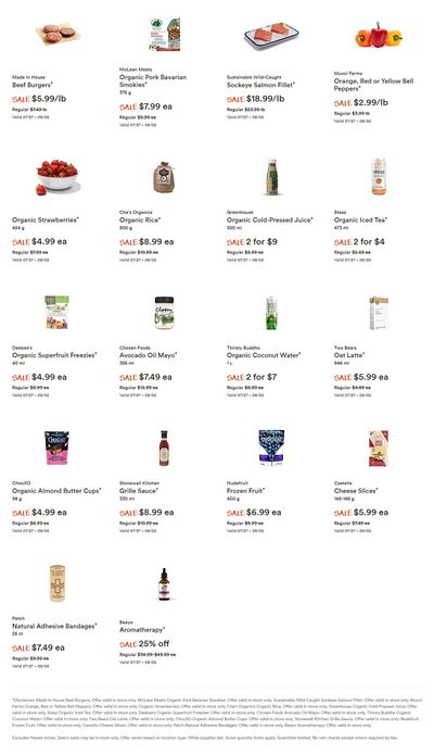 Whole Foods Market (West) Flyer July 27 to August 2