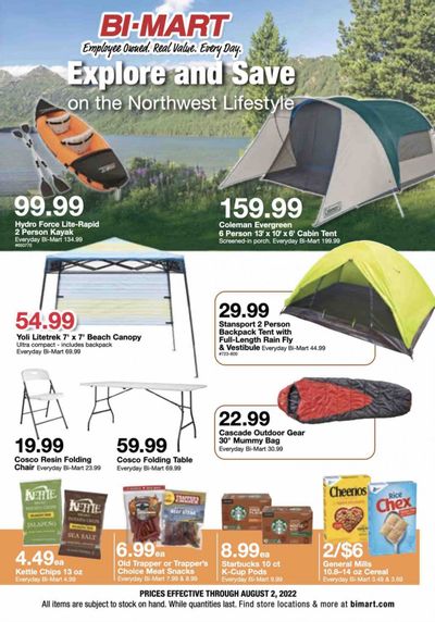 Bi-Mart (ID, OR, WA) Weekly Ad Flyer July 27 to August 3